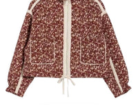 Blanknyc - Cropped Quilted Floral Jacket