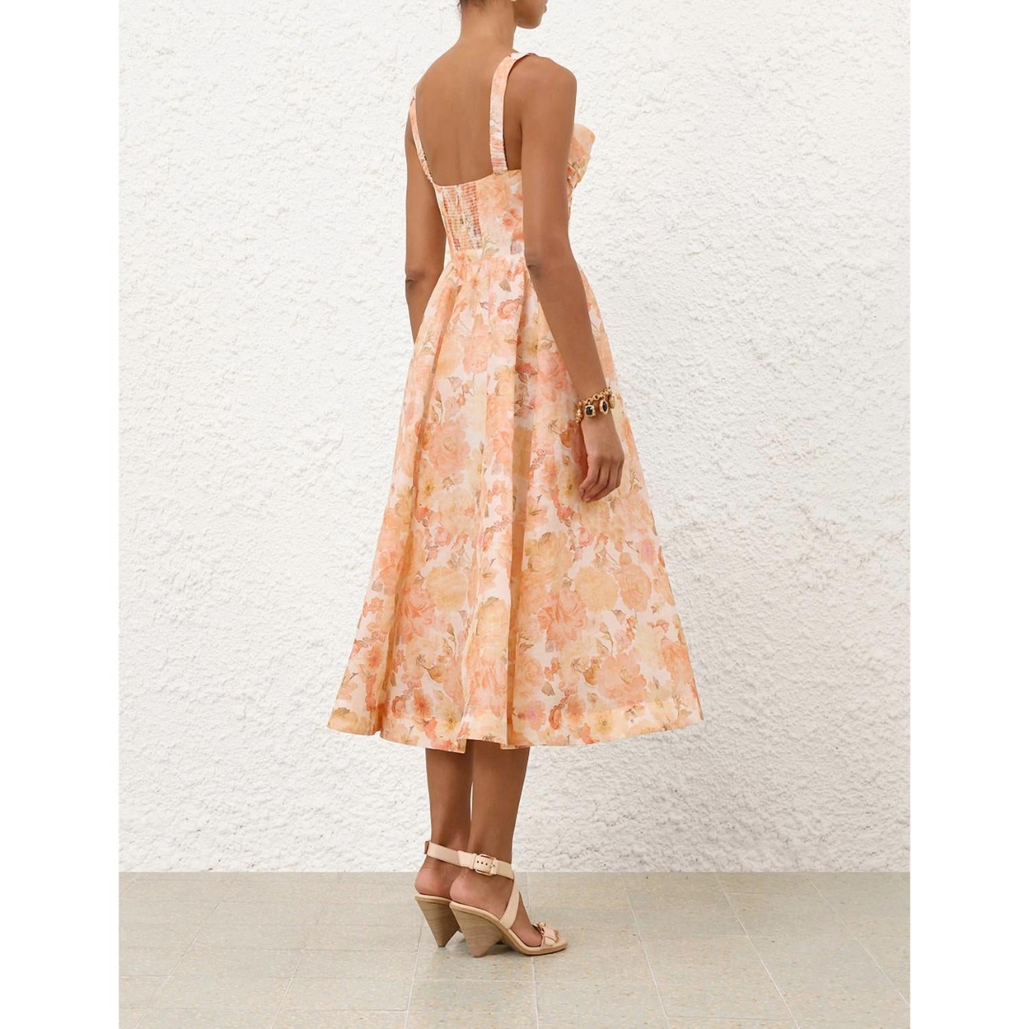 Zimmermann - Rebellion Drape Midi Dress