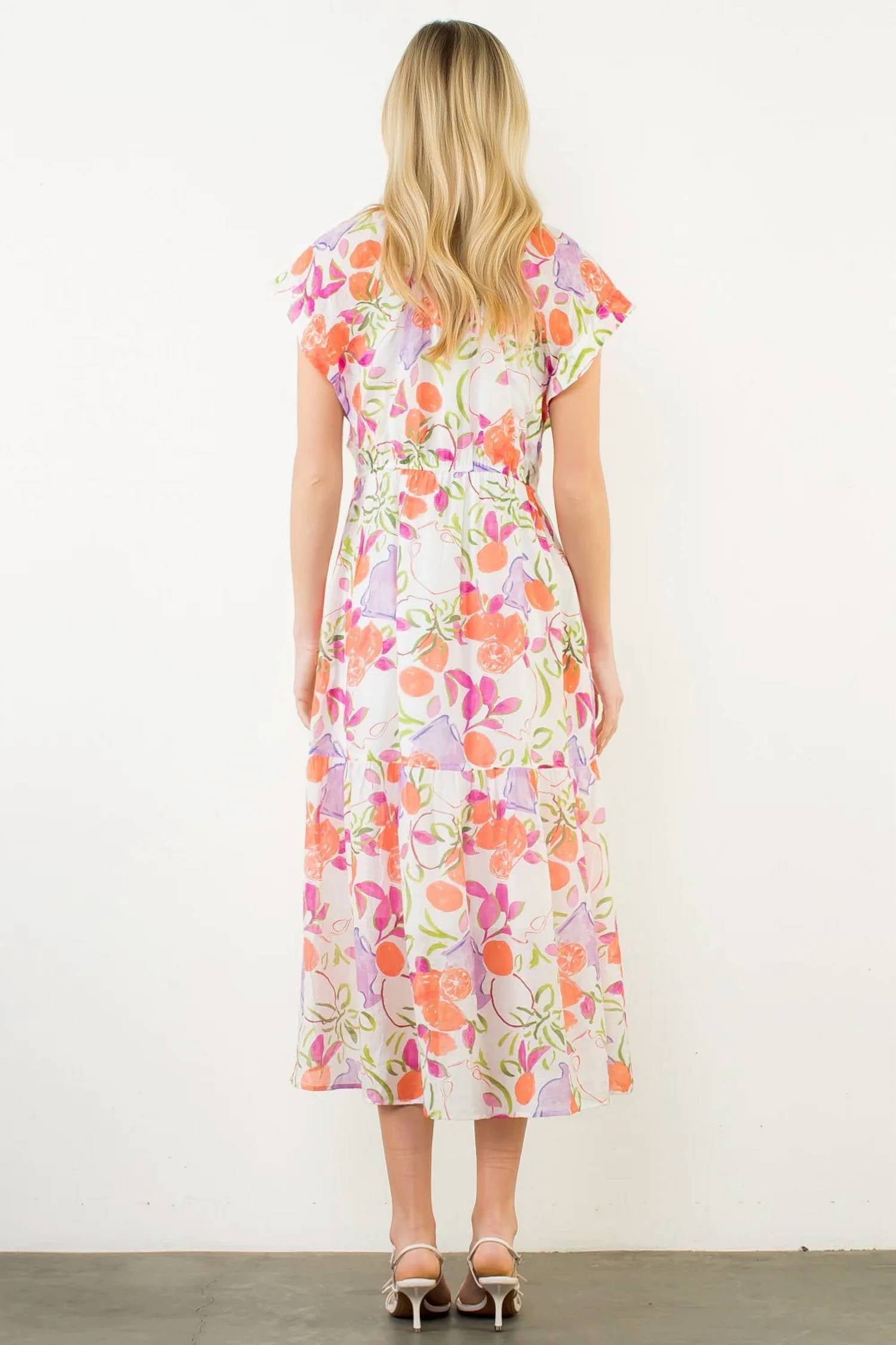 Thml - Short Sleeve Floral Patterned Dress