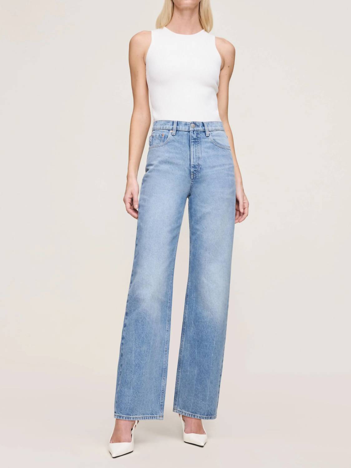 Dl1961 - Women's - Karmine Refined Wide Leg Jeans