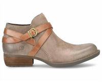 Born Women's Kelle Boot in taupe distressed - women's shoe - detail view