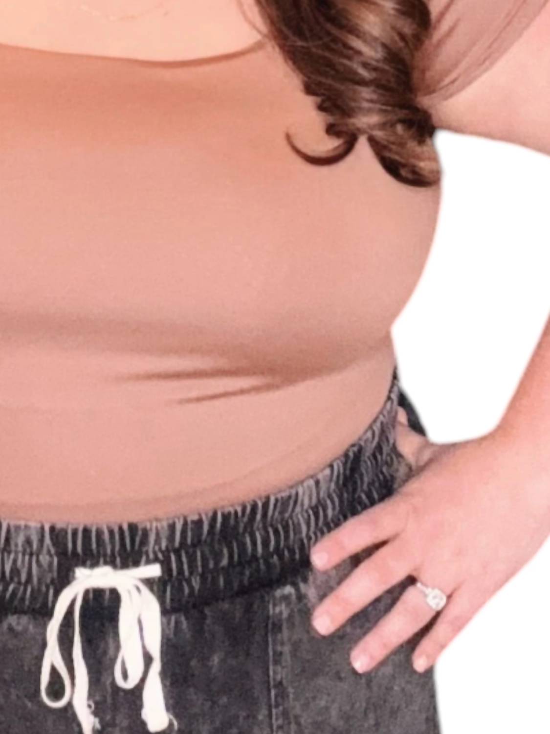 The Workshop - Square Neck Knit Top