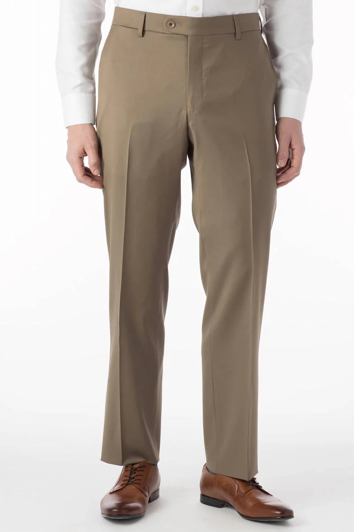 Ballin - Super 130s Loro Piana Wool Gabardine Flat Front Trouser - Park Traditional Fit