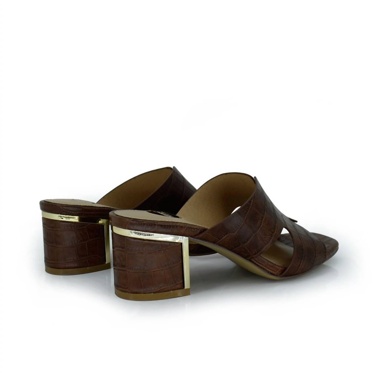 Exe Women's Isabel Heel Sandal in tan - women's heels - alternate view