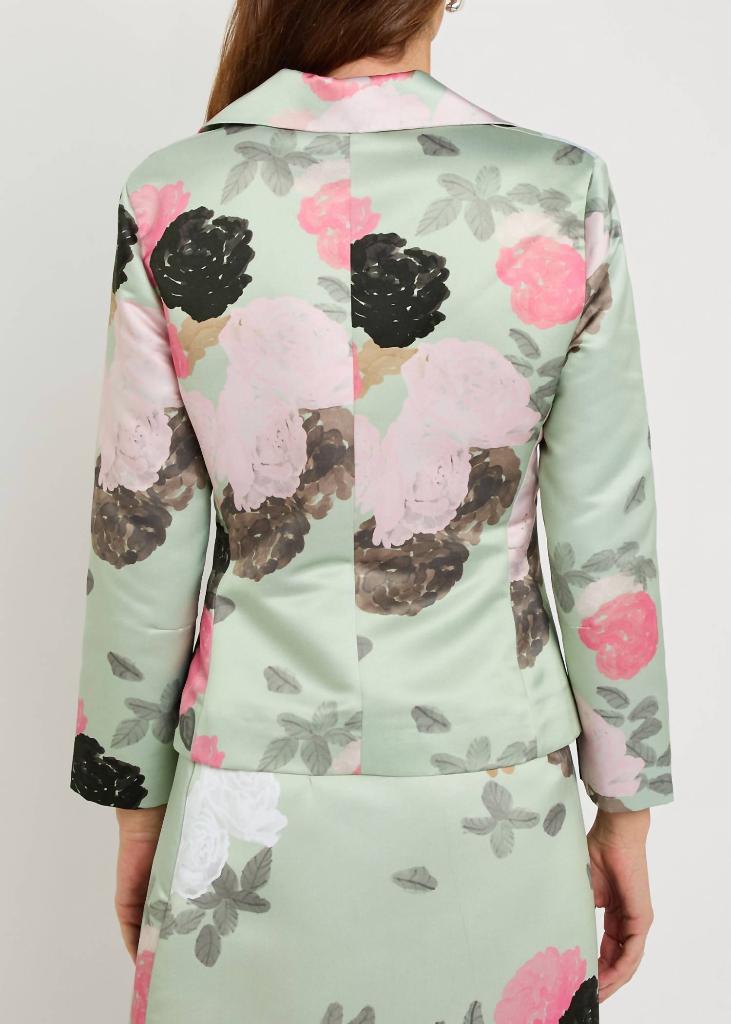 Bernadette - Elle Floral-print Satin Jacket