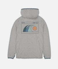 Jetty Men's Mahi Uv Tech Hoodie in grey - men's shirt - alternate view