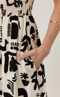 Gilli - Smocking Top Midi Dress