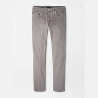 PETER MILLAR Fairfield Garment Dyed Denim Pants - 32" in oslo grey - men's pants - alternate view