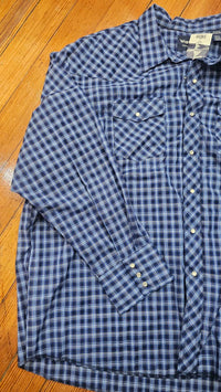 Wrangler - Men's Western Wear Classic Fit Shirt - Plus