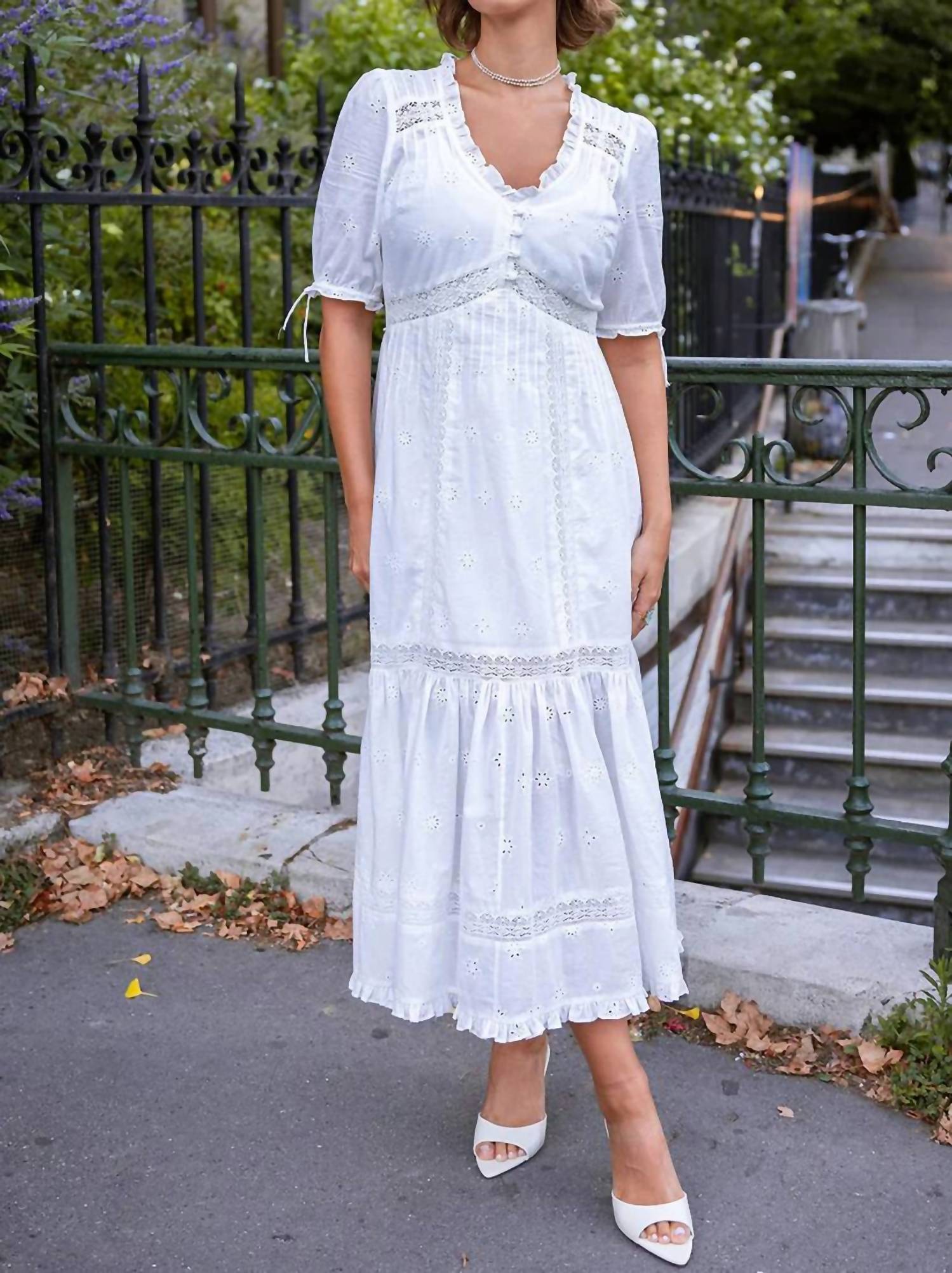 Strawberry Paris - Colette Midi Dress