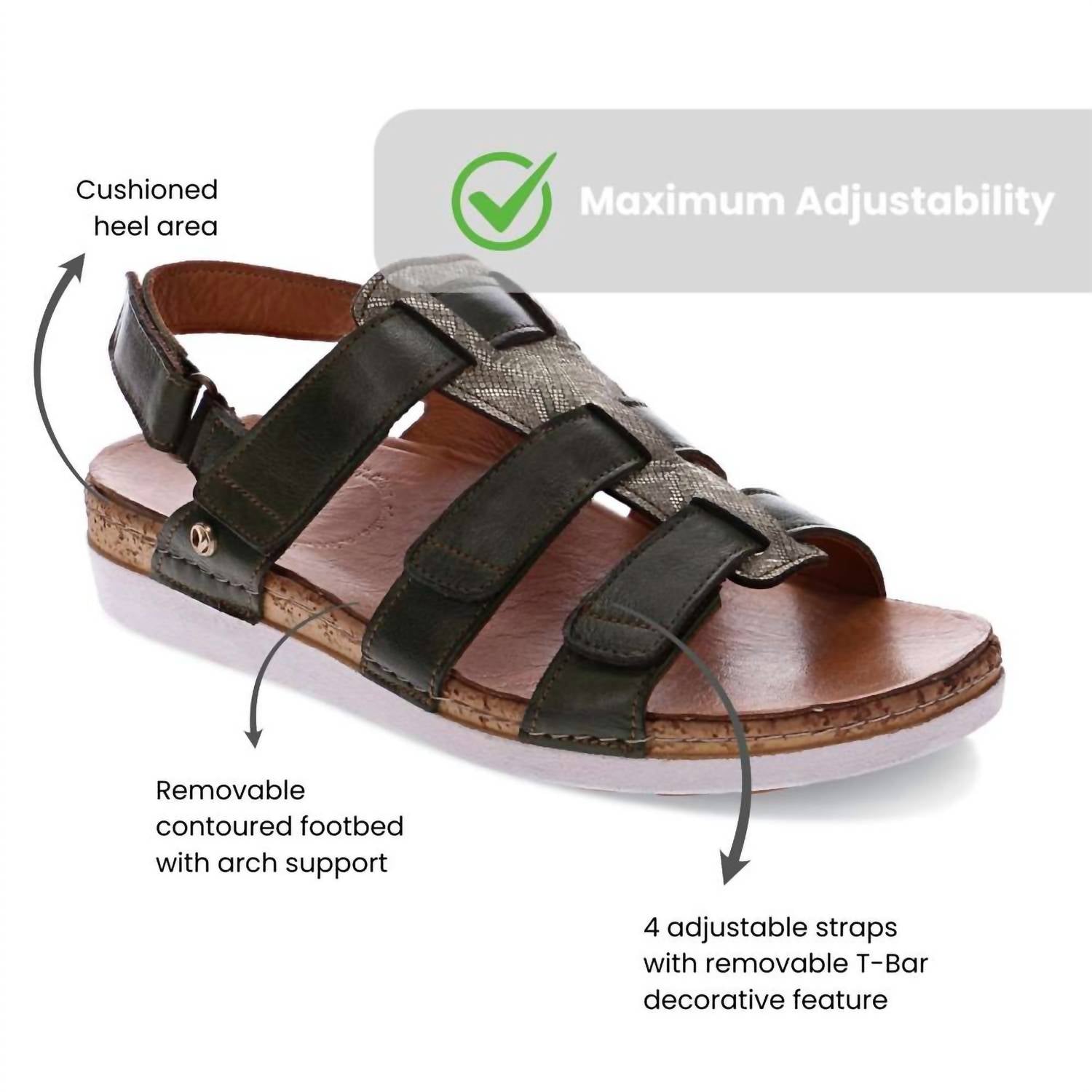 Revere - Women's Santorini Gladiator Sandal