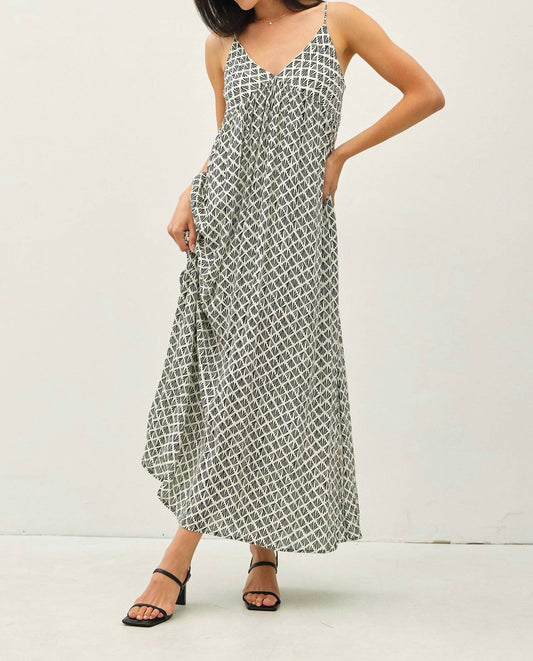Nyland - Chi Printed A-line Swing Maxi Dress