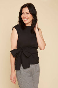 Renuar - Sleeveless Tie Top