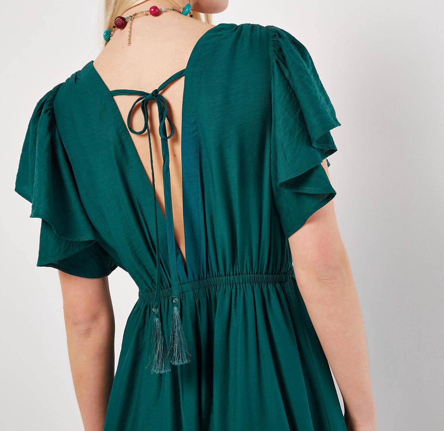 Apricot - Angel Sleeveless Back Dress