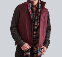 Lanificio Colombo Ranger Front Zip Vest in burgundy - men's item - view 4