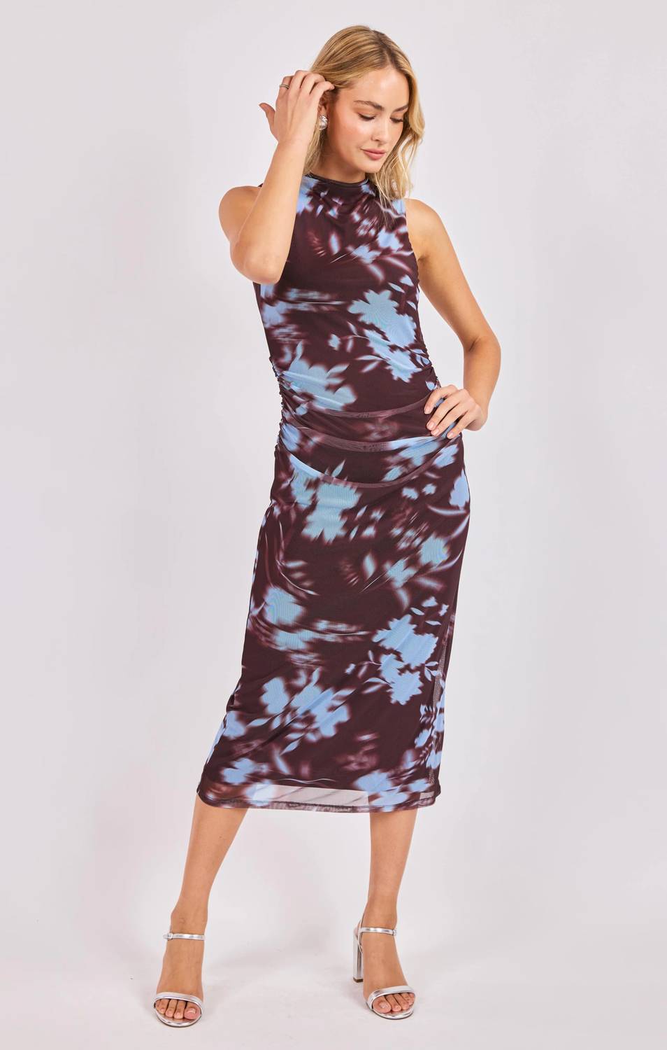 Sadie & Sage - Urban Siren Ruched Midi Dress