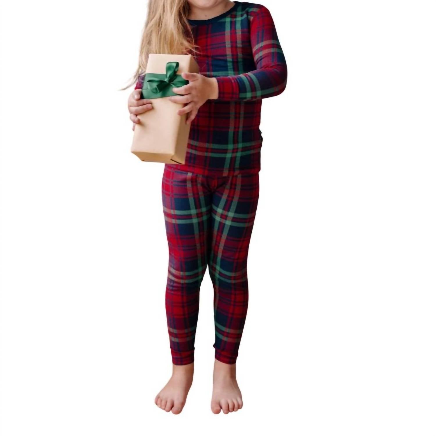Kickee - Print Long Sleeve Pajama Set