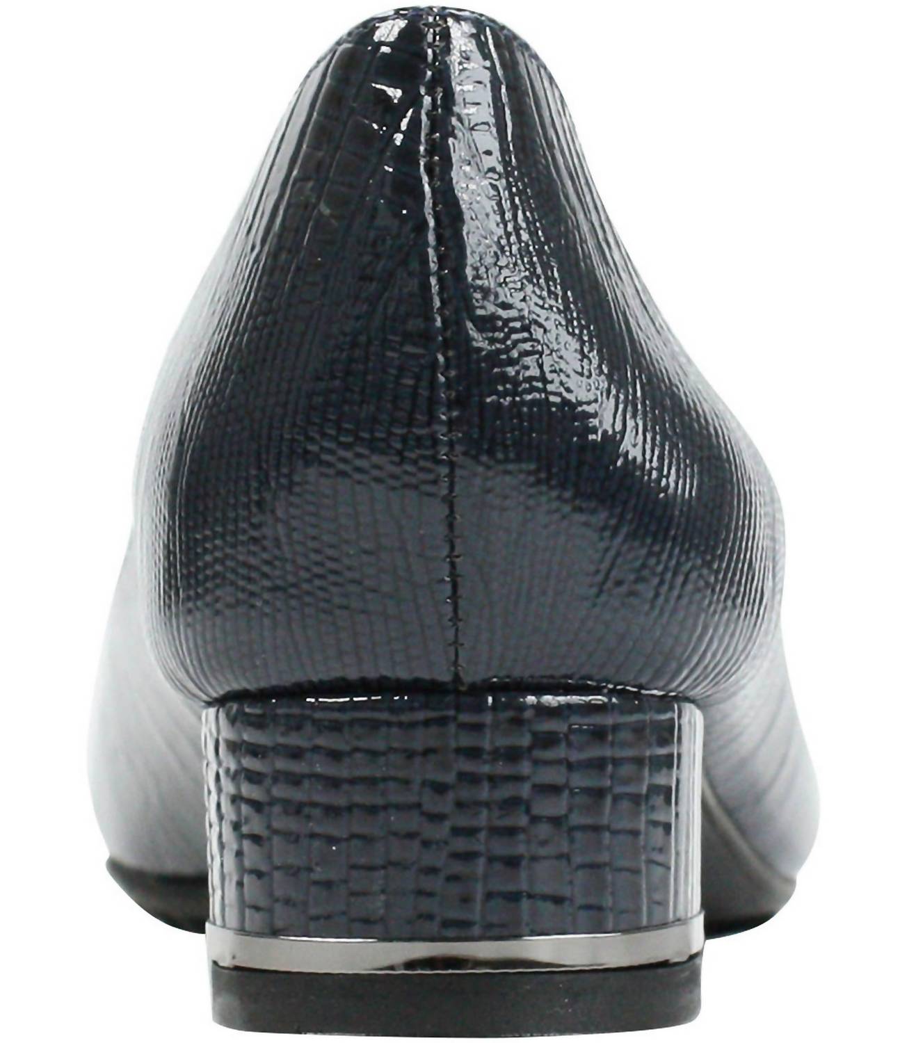 J. Renee Women's Bambalina Block Heel Pump in black lizard - women's heels - view 4