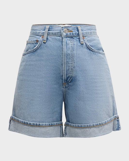 Agolde - Dame Cuff Denim Short