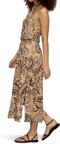 Sanctuary Havana Nights Halter Midi Dress in desert bandana - women's dress - alternate view