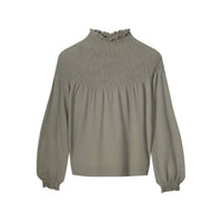 SMOCKED SWEATER