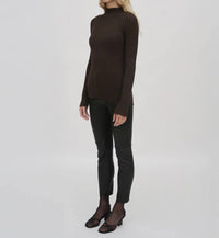 Rosetta Getty - Plisse Turtleneck Top