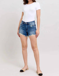 Judy Blue - Quinn 2 Button Dad Shorts
