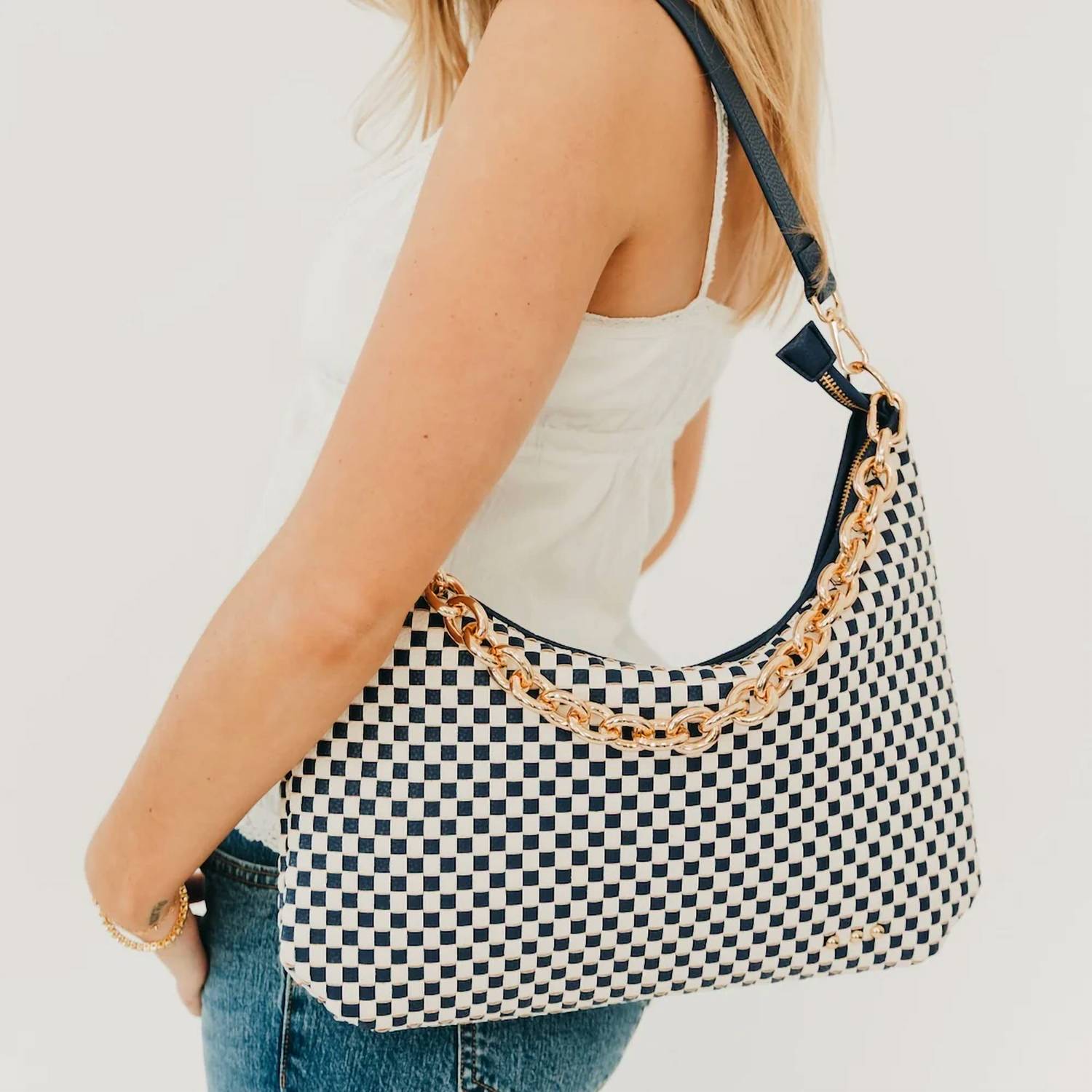 Faire - Women's Sienna Slouchy Woven Shoulder Bag