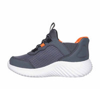 Skechers Boy's Bounder Brisk Burst Shoes in charcoal orange - kids' sneaker - view 4