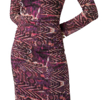 Area Stars Lee Mock Neck Jersey Top in abstract print - women's long sleeve top - alternate view