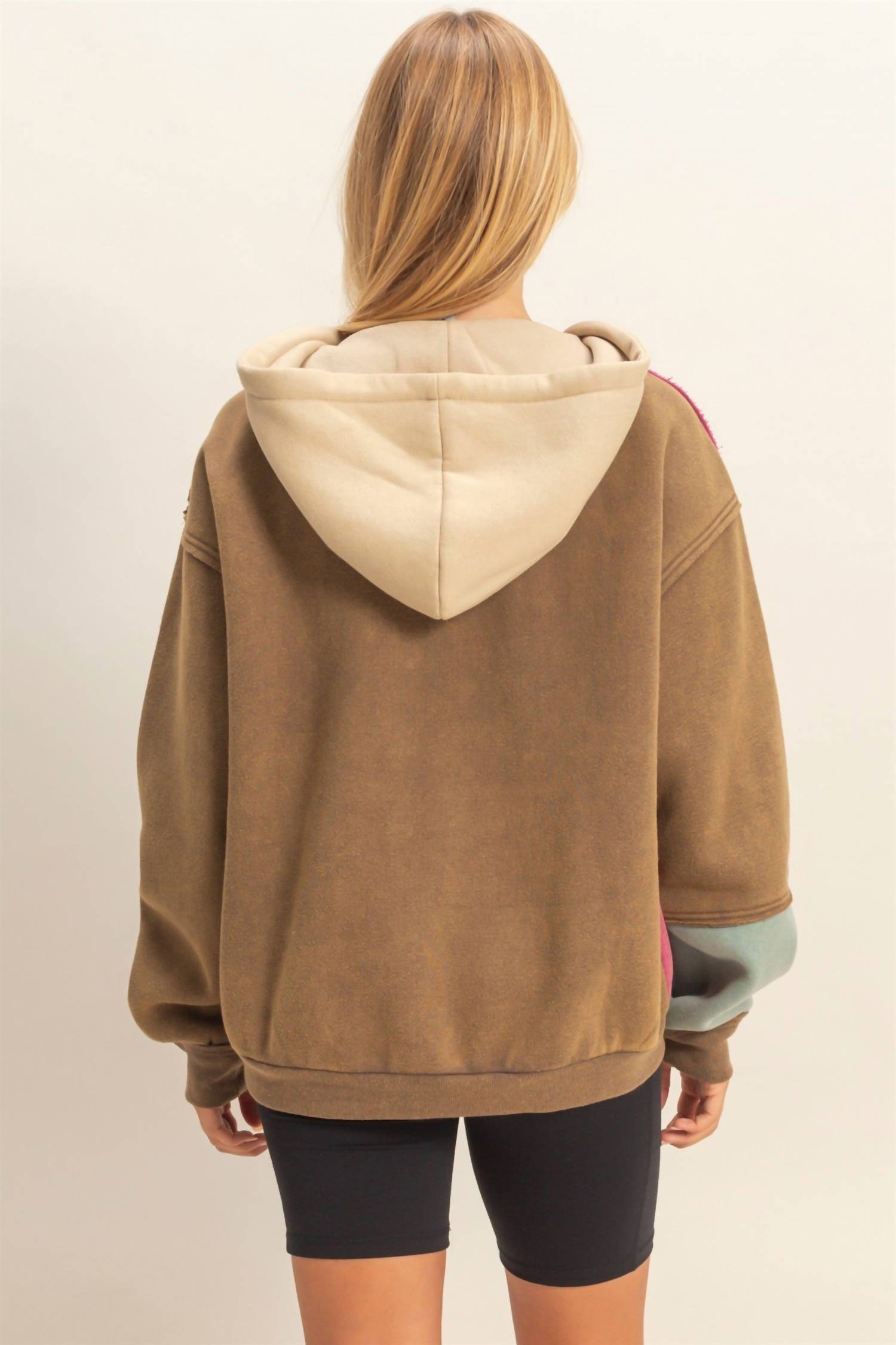 Hyfve - Mineral Washed Colorblock Jacket