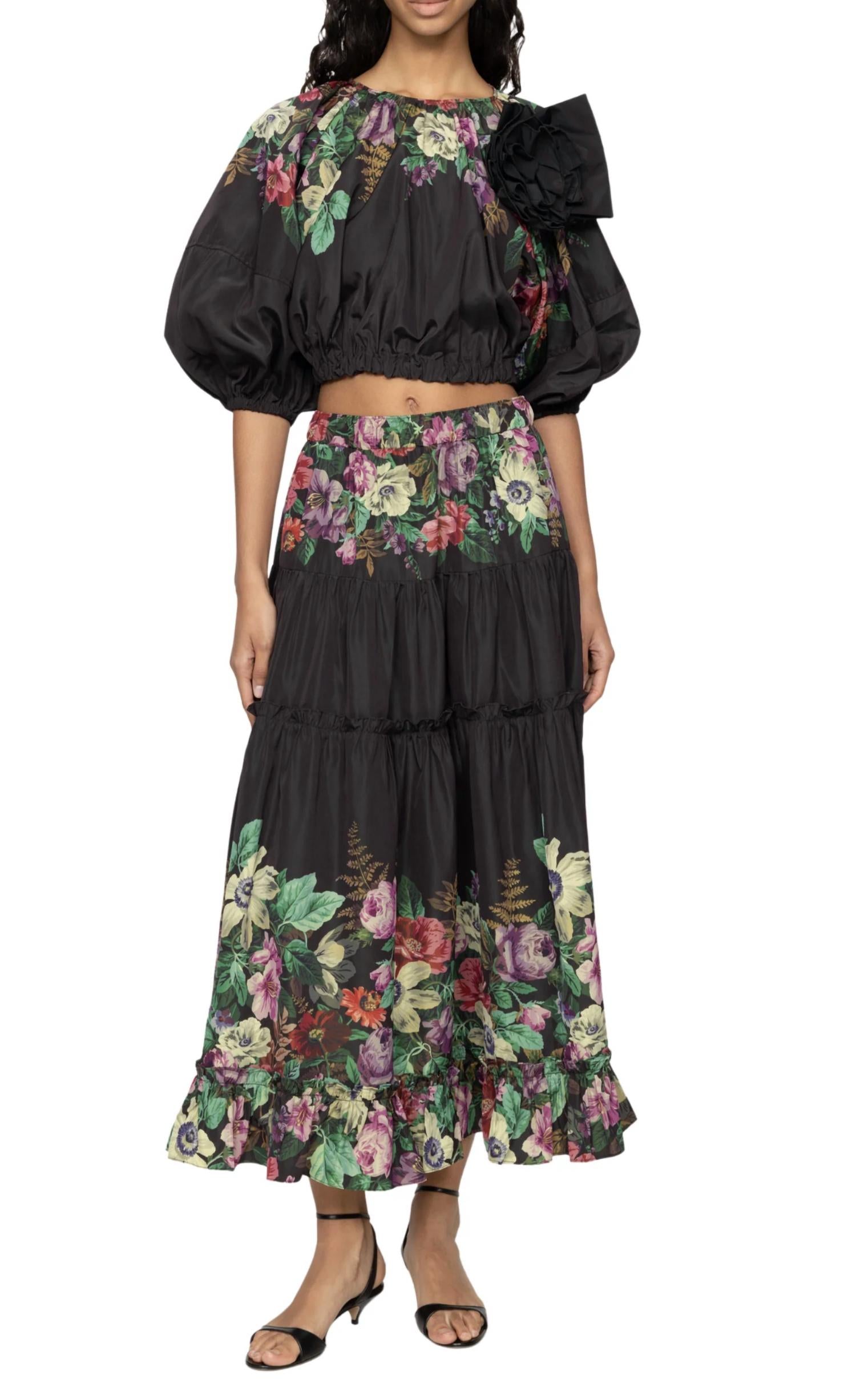 Sea - Viktoria Print Maxi Skirt