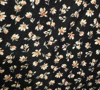 CHRIS & CAROL Ditsy Floral Print Mini Dress With Ruffle Sleeve in black - women's dress - view 4