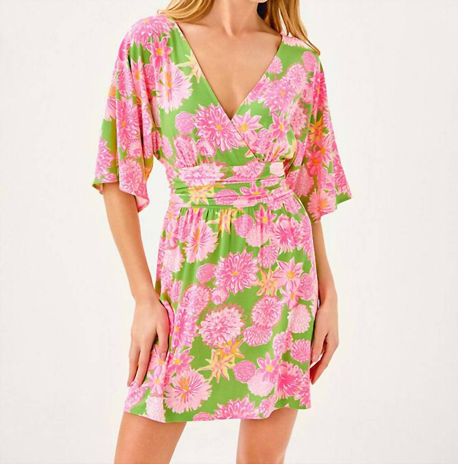 Lilly Pulitzer Parigi Skort Romper in multi seaside garden - women's pants - alternate view