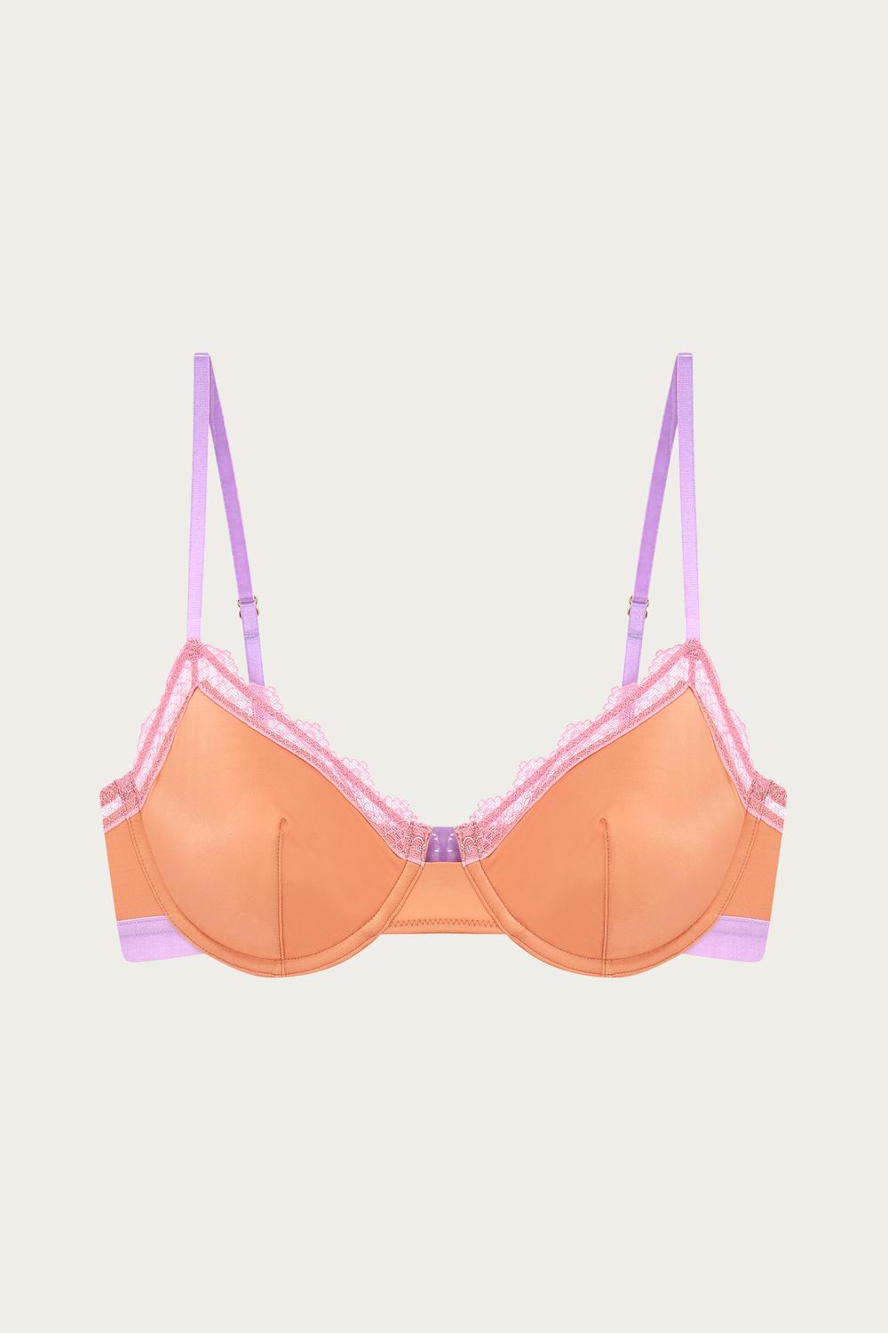 CYDNEY LACE TRIM UNDERWIRE BRA