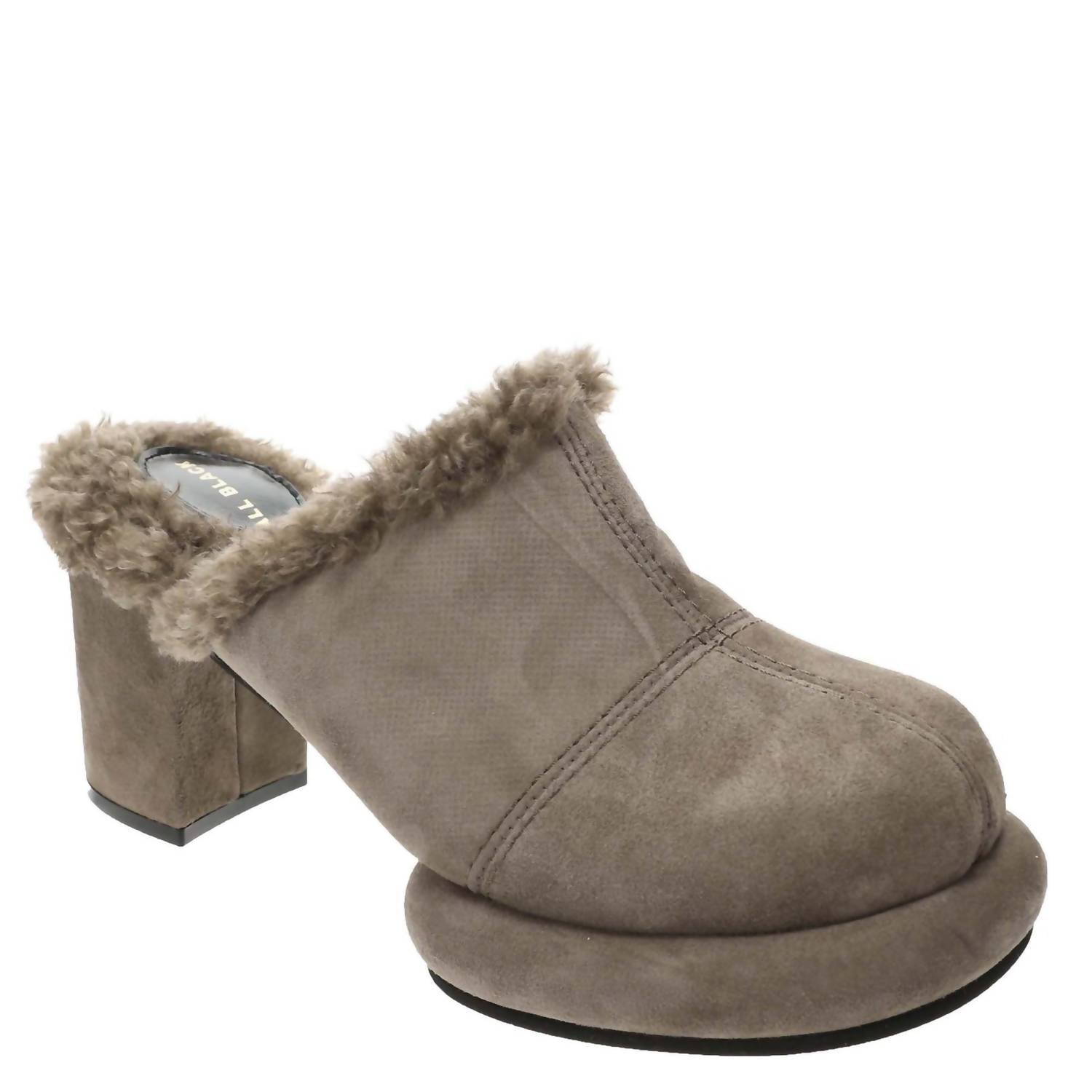 ALL BLACK Women's Mod Winter Mule in taupe - women's shoe