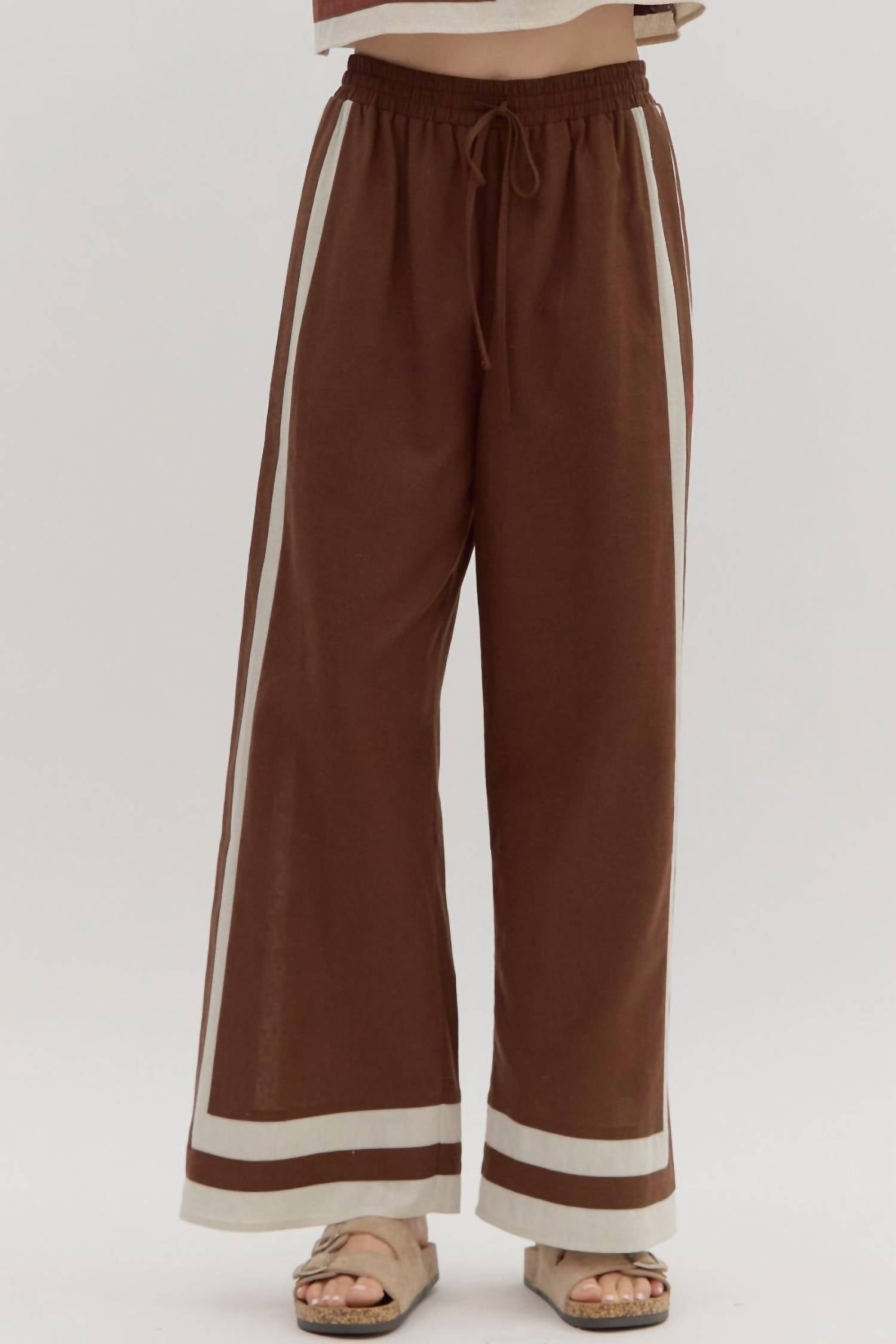 Entro - Accent Border Pant