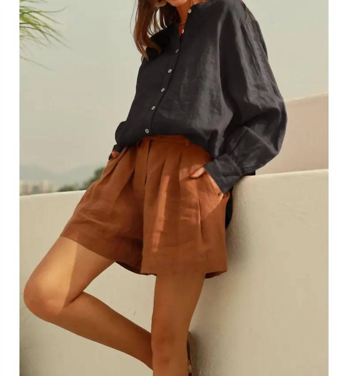 Frieeah - Oversized Button Up