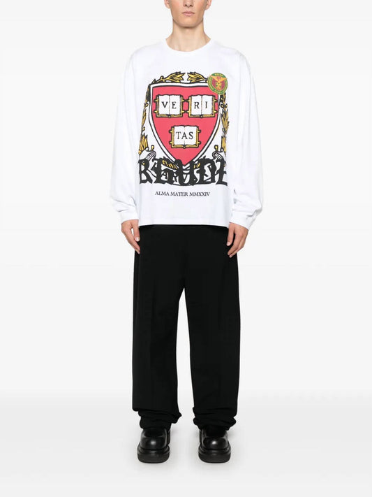Rhude - Veritas Long Sleeve Graphic T-shirt