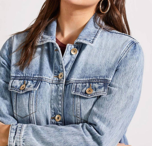 Tribal - Long Denim Duster Jacket