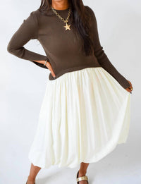 Heyson - Knit Me A Latte Midi Dress