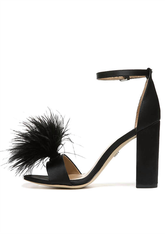 Sam Edelman - Women's Yaro Feather Heel Sandals