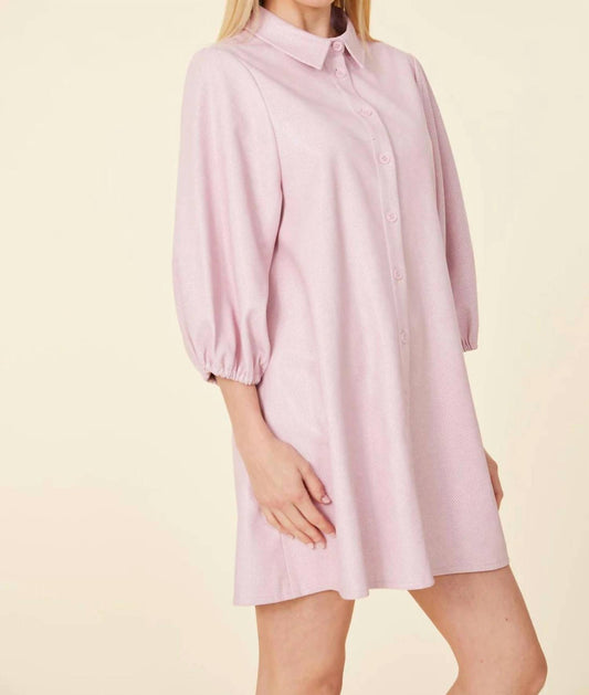 Dolce Cabo - Perforated Vegan Leather Dress