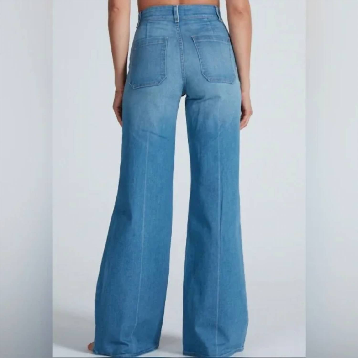 Askk Ny - London Wide Leg Flare Jeans