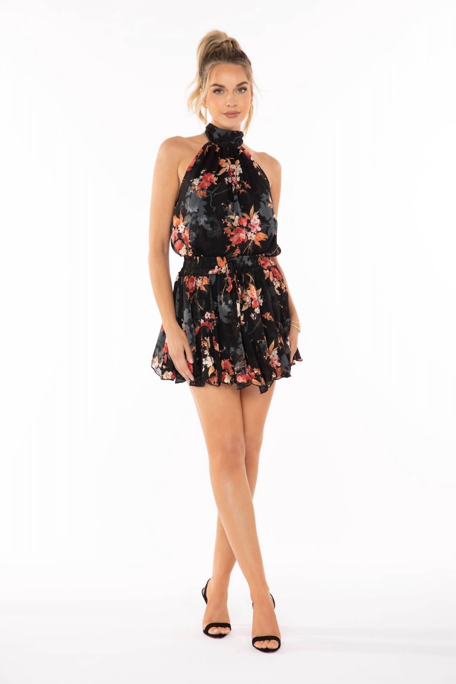 Nocturnal Animal Esme Tie Neck Top