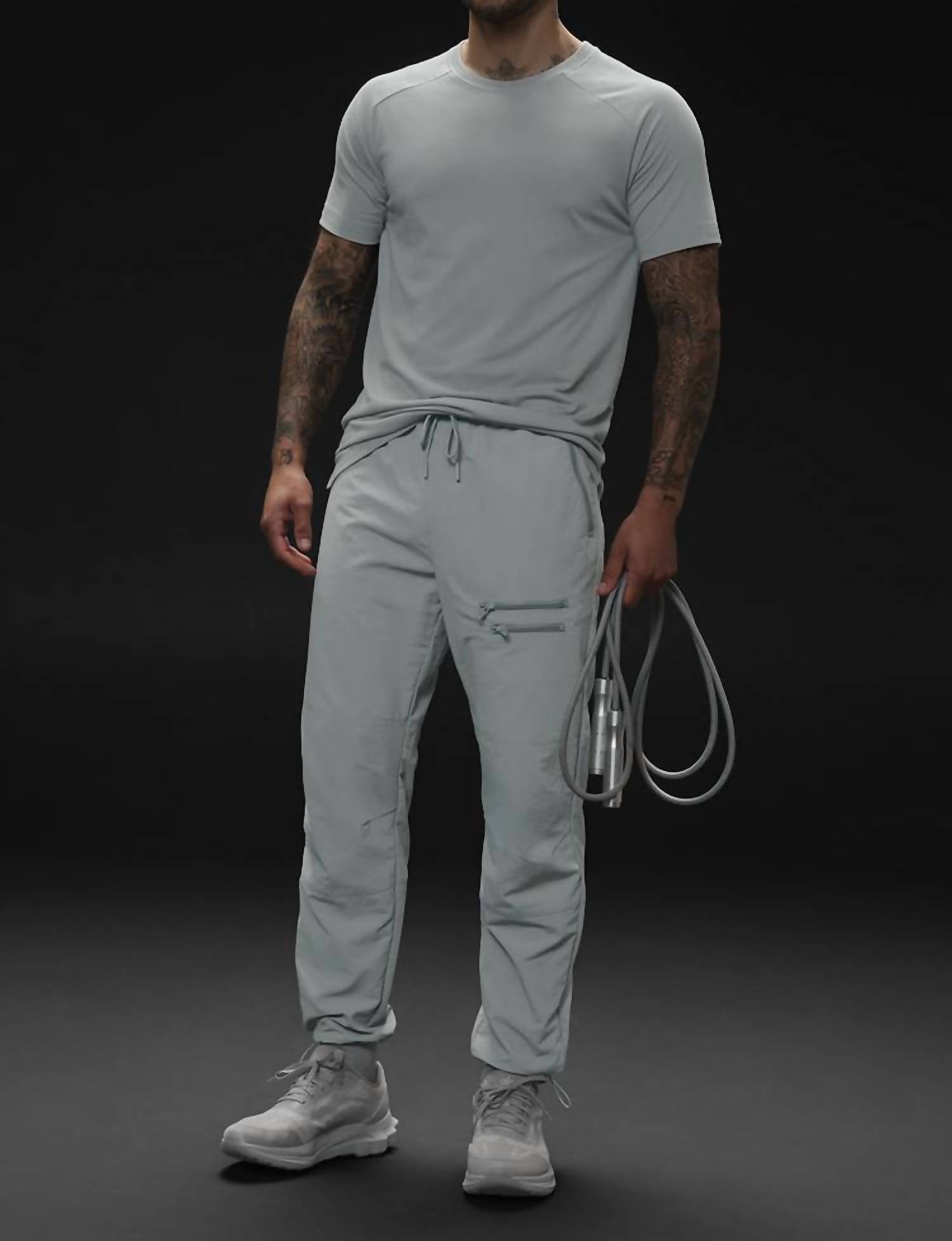 ALO YOGA Takeaway Track Pants in gray - men's pants - view 7