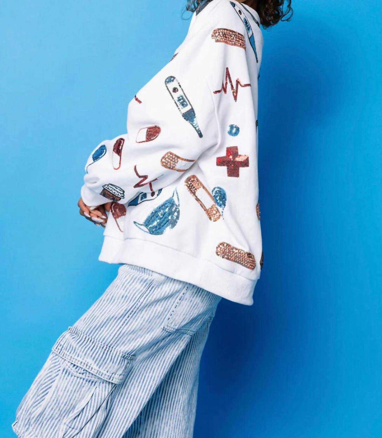 Queen Of Sparkles - Doctor Icon Sweatshirt