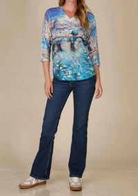 Inoah - V Neck Knit Top