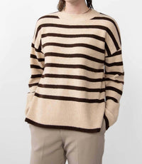 Withblack - Melina Knitted Striped Pullover