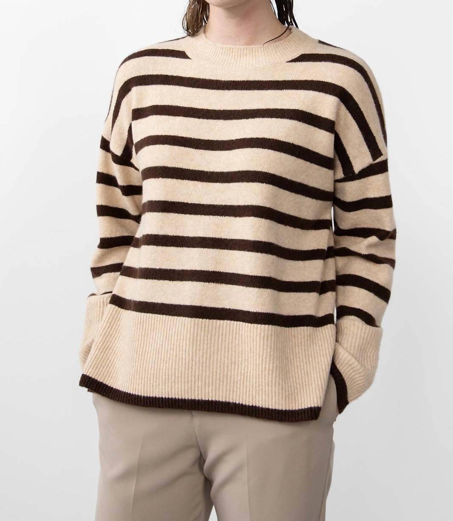 Withblack - Melina Knitted Striped Pullover